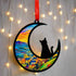 Cat Moon Suncatcher